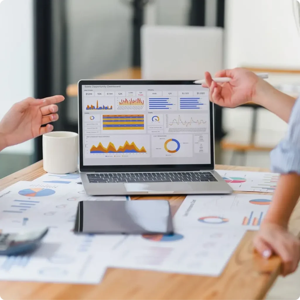 Two individuals are seated at a table