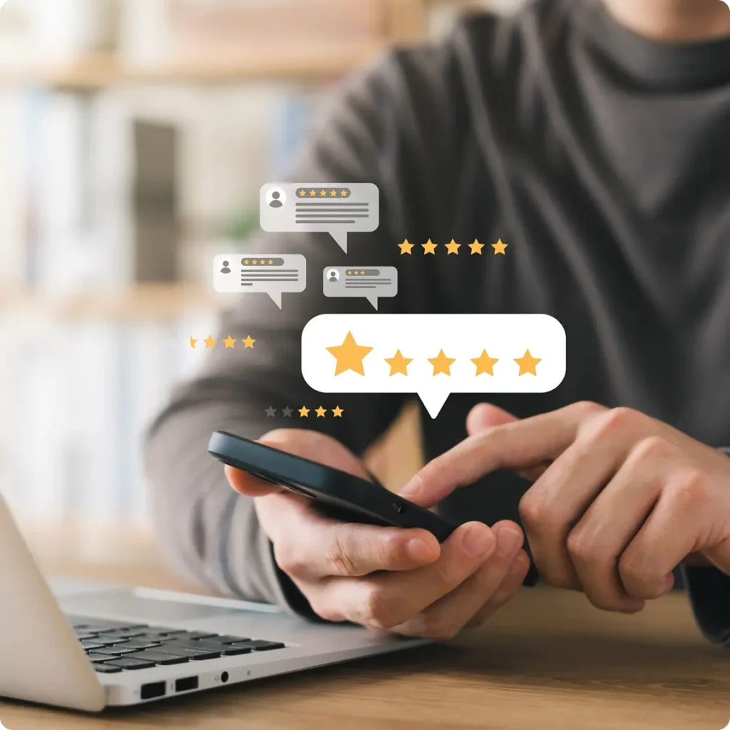 Diagram showing tips for enhancing customer feedback